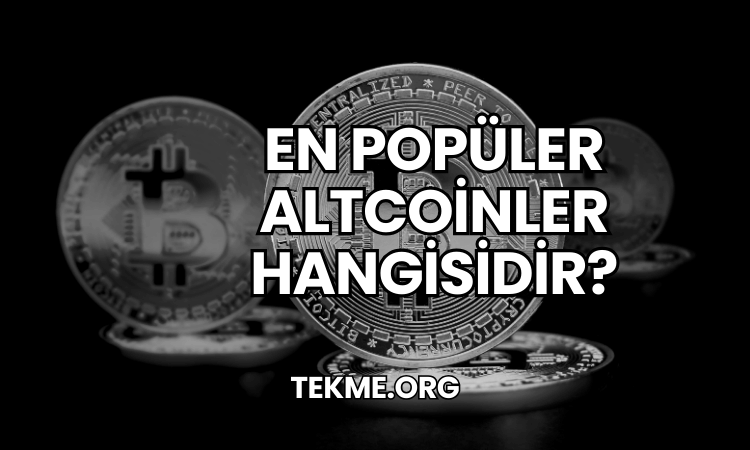 En Popüler Altcoinler Hangisidir?