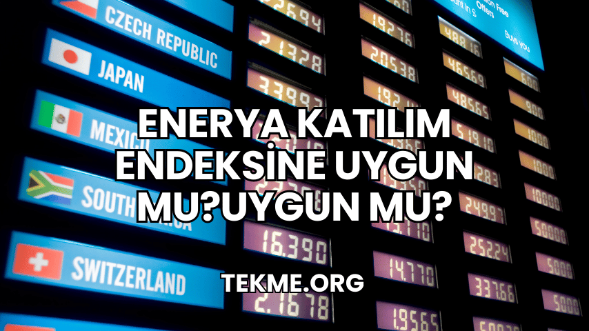 Enerya Katılım Endeksine Uygun mu?