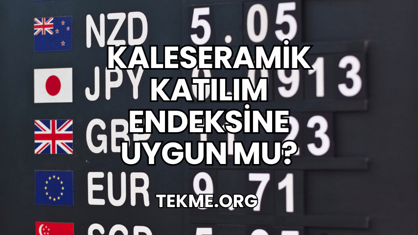 Kaleseramik Katılım Endeksine Uygun mu?