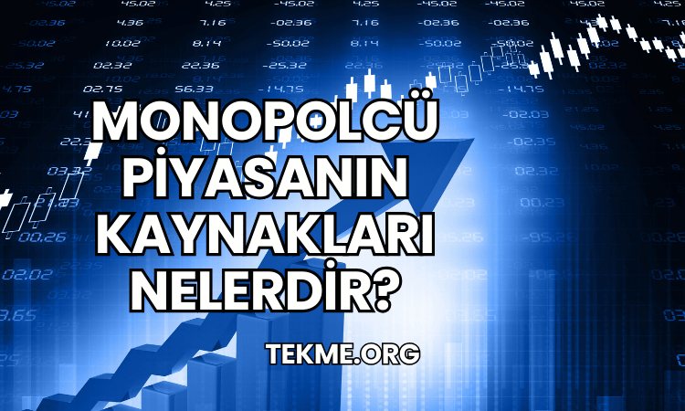 Monopolcü Piyasanın Kaynakları Nelerdir?