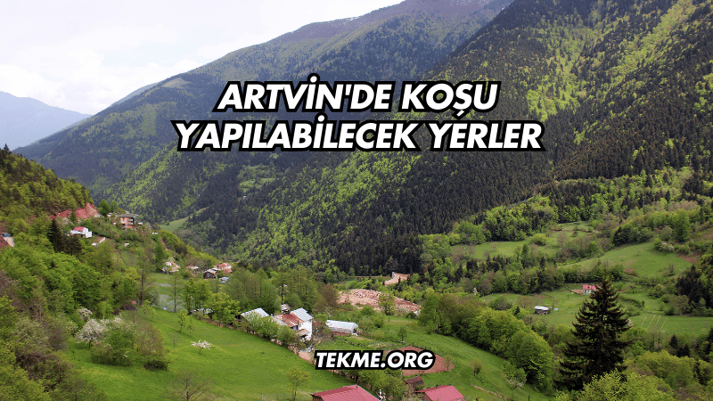 Artvin'de Koşu Yapılabilecek Yerler