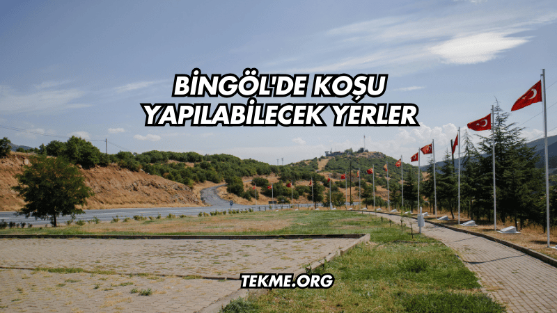 Bingöl'de Koşu Yapılabilecek Yerler