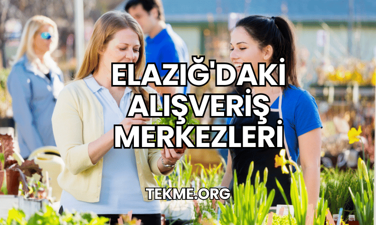 Elazığ'daki Alışveriş Merkezleri