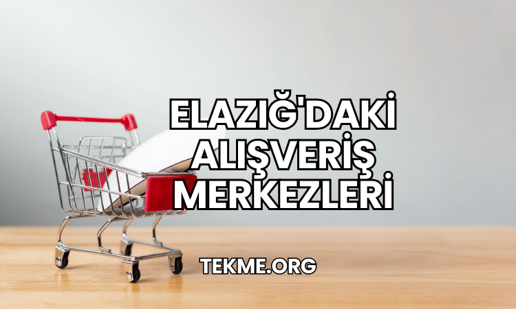 Elazığ'daki Alışveriş Merkezleri