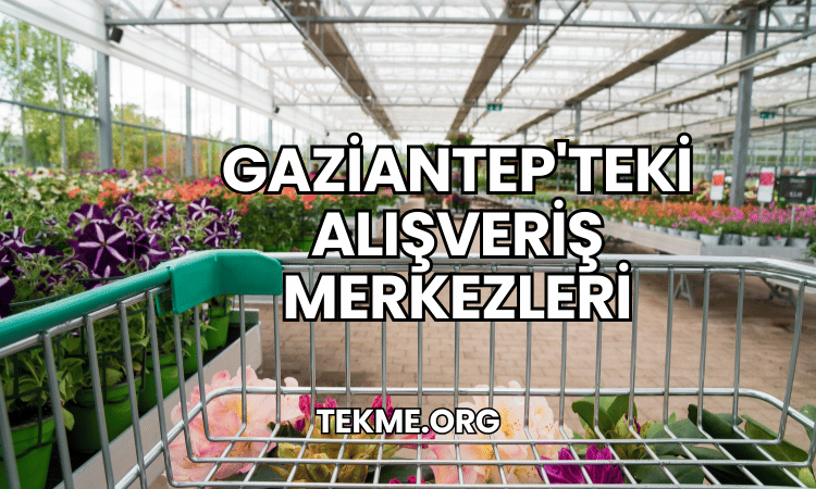 Gaziantep'teki Alışveriş Merkezleri