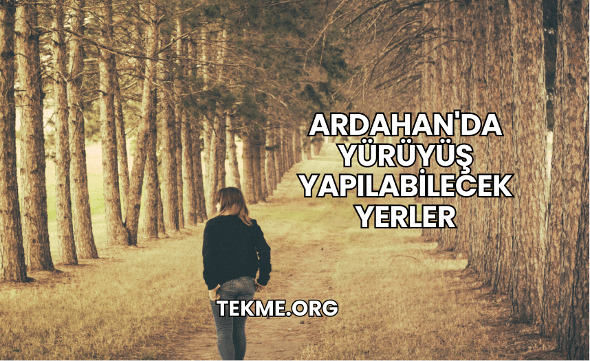 Ardahan'da Yürüyüş Yapılabilecek Yerler