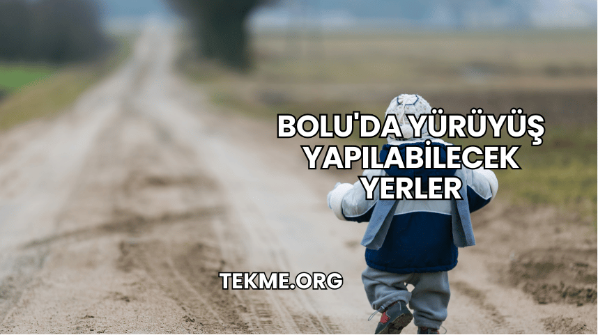 Bolu'da Yürüyüş Yapılabilecek Yerler