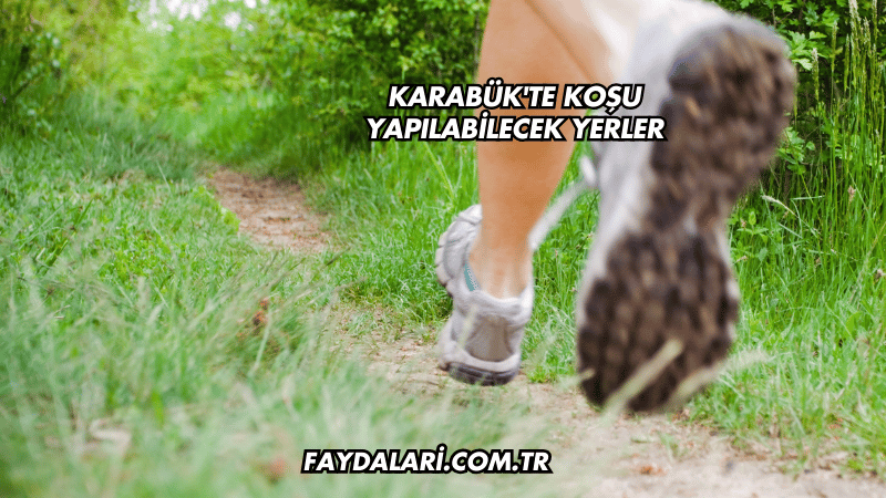 Karabük'te Koşu Yapılabilecek Yerler