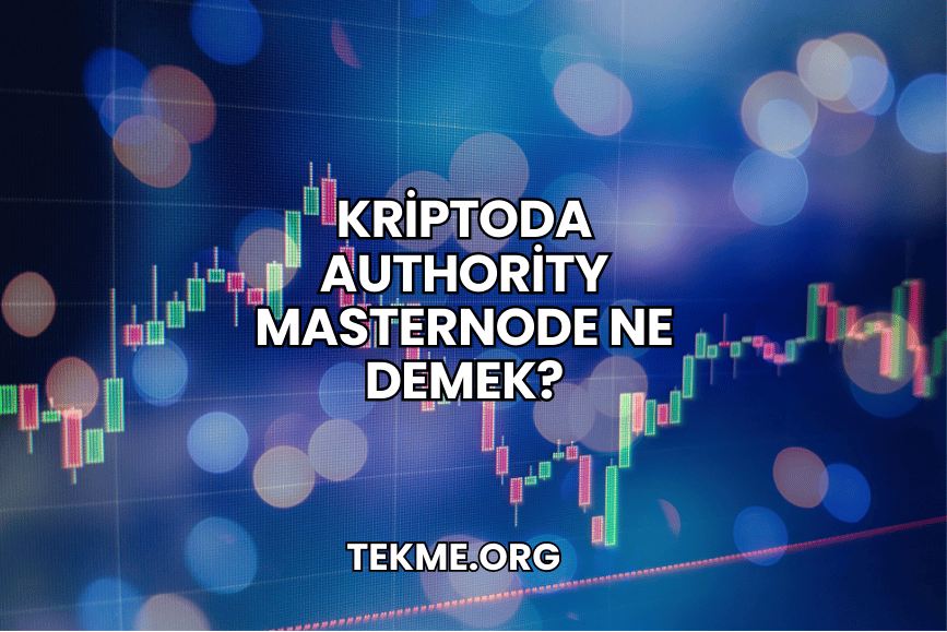 Kriptoda Authority Masternode Ne Demek?