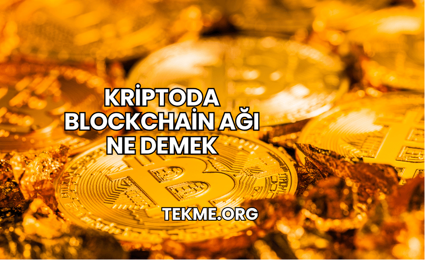 Kriptoda Blockchain Ağı Ne Demek