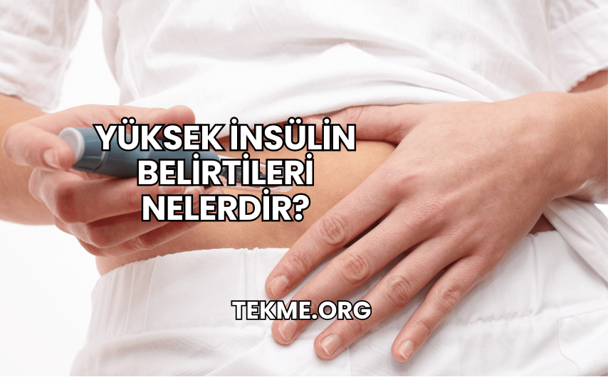 Yüksek İnsülin Belirtileri Nelerdir?