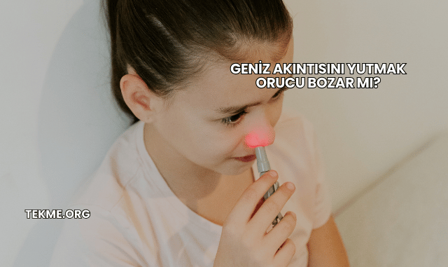 Geniz Akıntısını Yutmak Orucu Bozar mı?